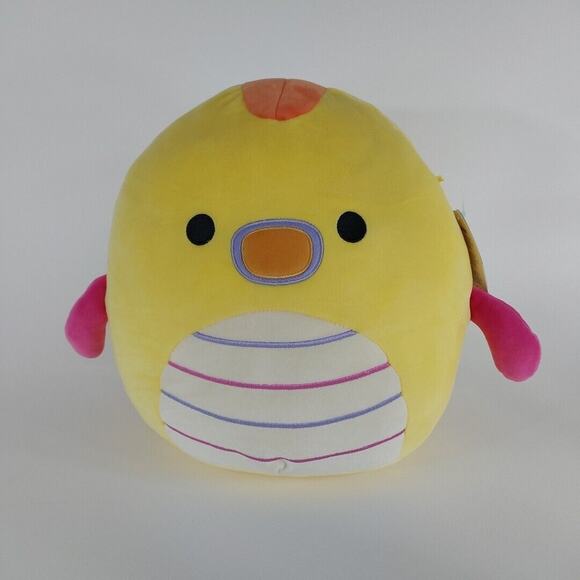 New Squishmallows 12” Leif‎ The Yellow Seahorse Plush Valentine's Day Easter - Picture 1 of 5